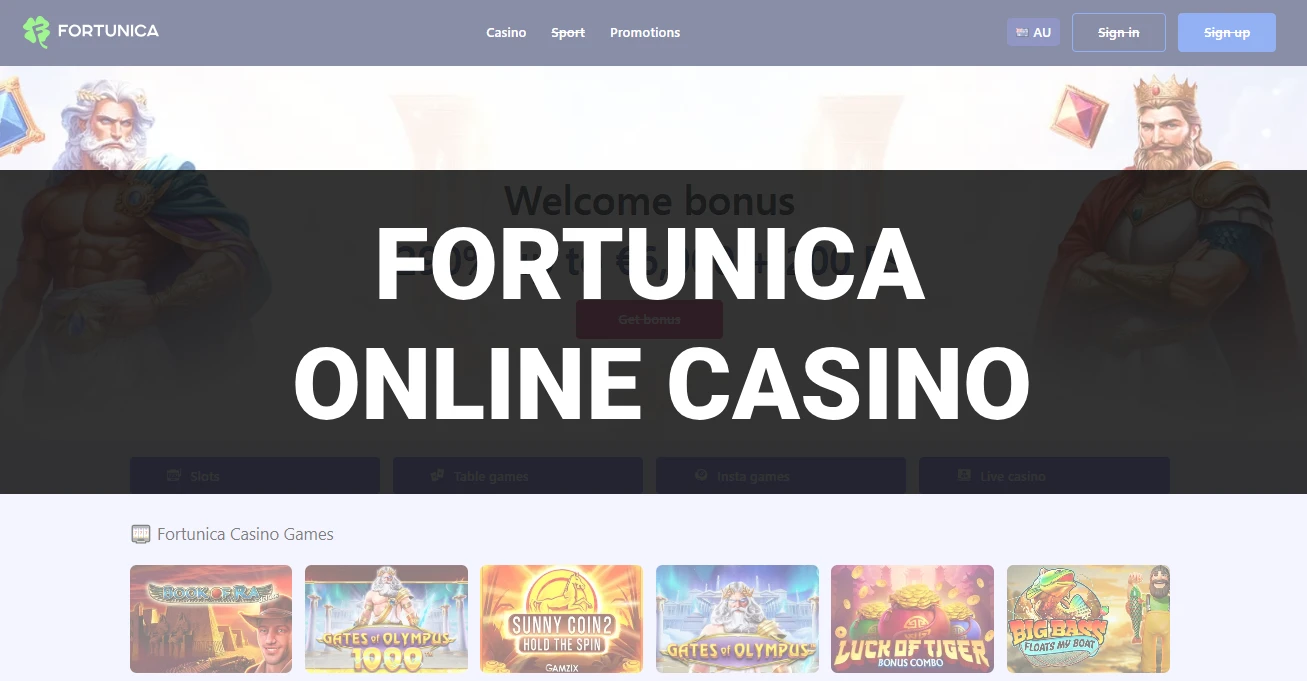 Fortunica Oline Casino Australia